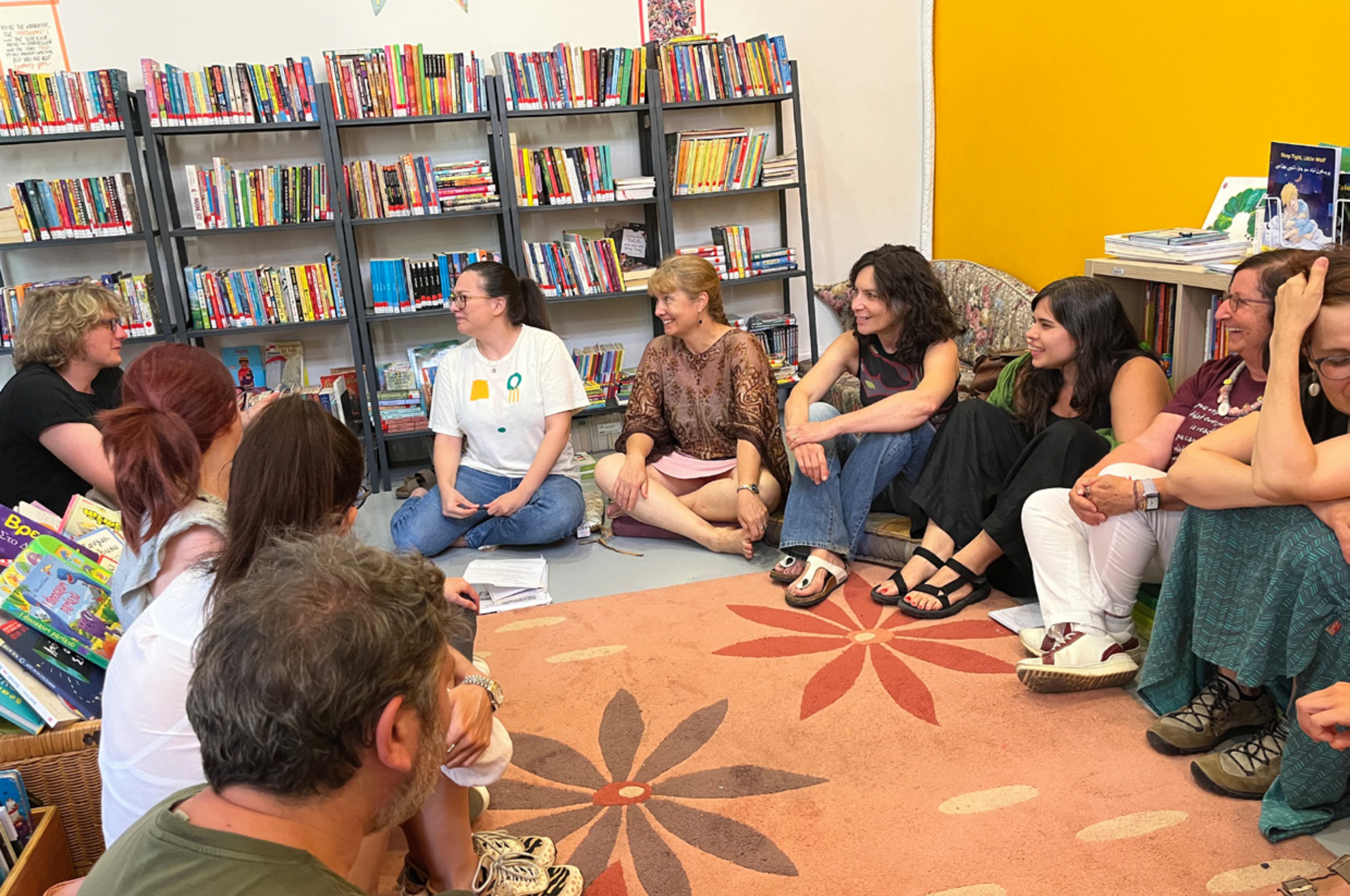Un momento di formazione in biblioteca